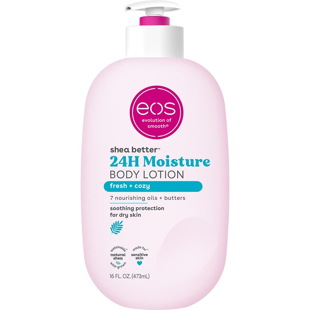 EOS Loción Corporal 24H Hidratación con Manteca de Karité – 473 ml
