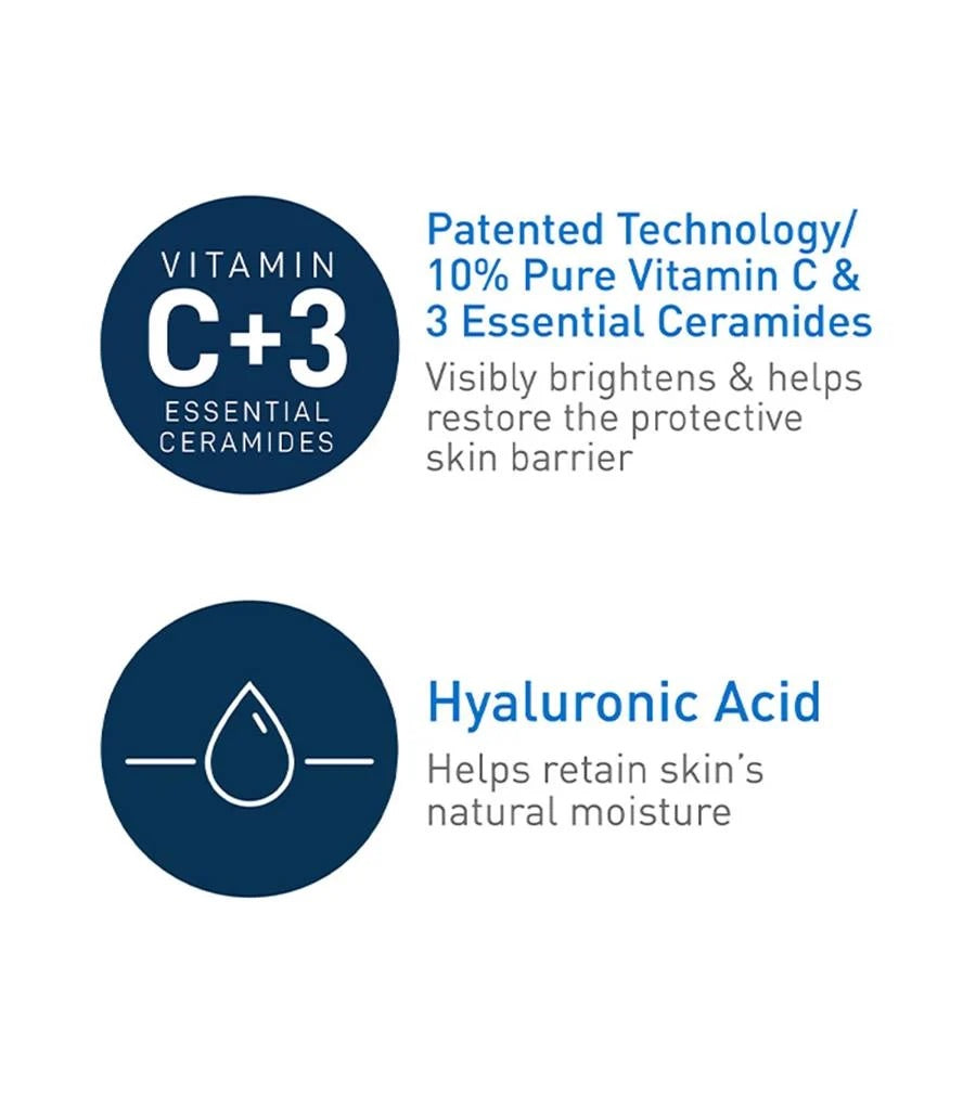 CeraVe Sérum Renovador con Vitamina C 10% Pura – 30 ml