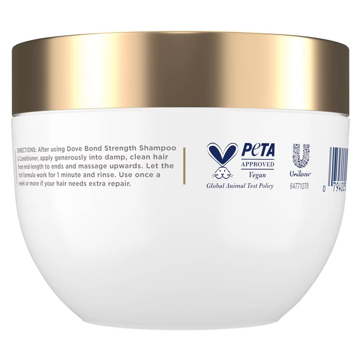 Dove 10-in-1 Serum Mask Bond Strength – Mascarilla Capilar Reparadora 10 Beneficios en 1 (300 ml)