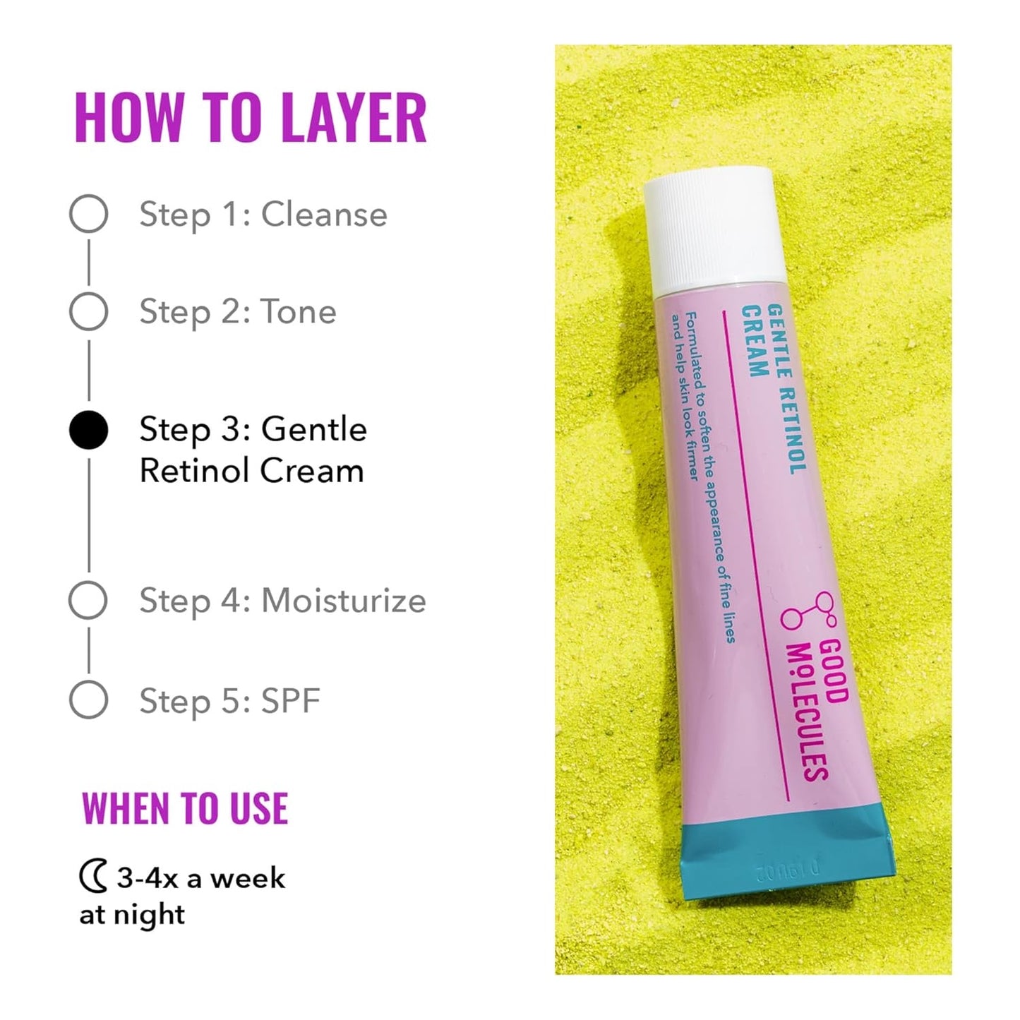 Good Molecules Gentle Retinol Cream – Crema con Retinol Suave 30 ml