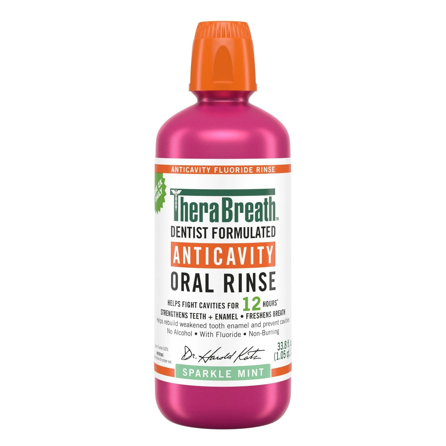 TheraBreath Fresh Breath Oral Rinse – Icy Mint 473ml