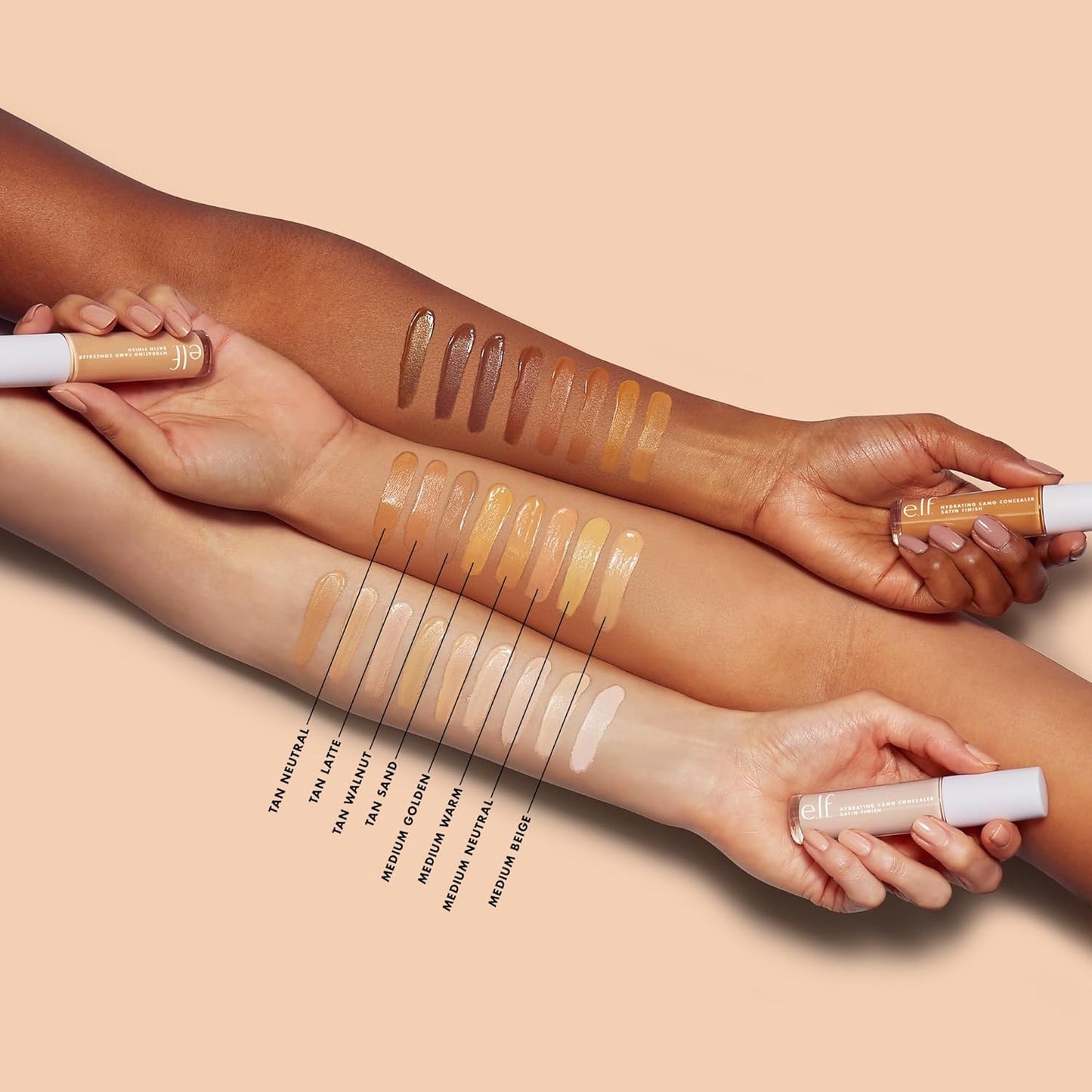 e.l.f. Hydrating Camo Concealer – Corrector Hidratante Alta Cobertura 6ml