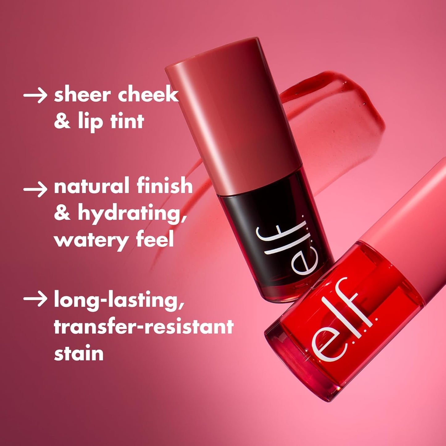 e.l.f. Sheer For It Blush Tint – Tinte Construible para Labios y Mejillas