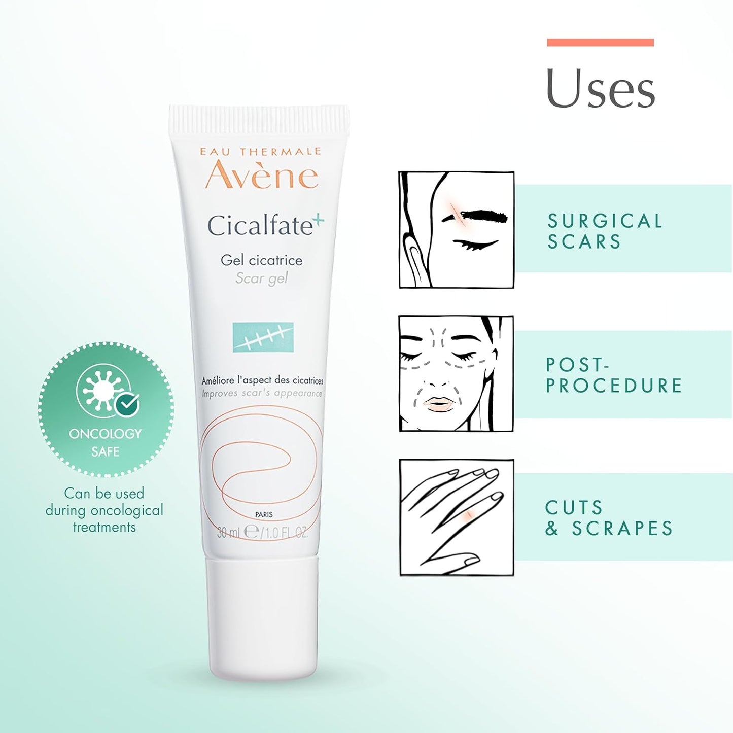 Avène Cicalfate+ Gel Cicatrizante – Gel para Cicatrices (30 ml)