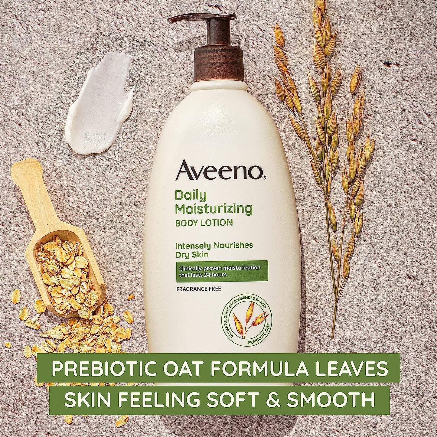 Aveeno Daily Moisturizing Body Lotion – Con Prebiotic Oat (532 ml / 18 oz)
