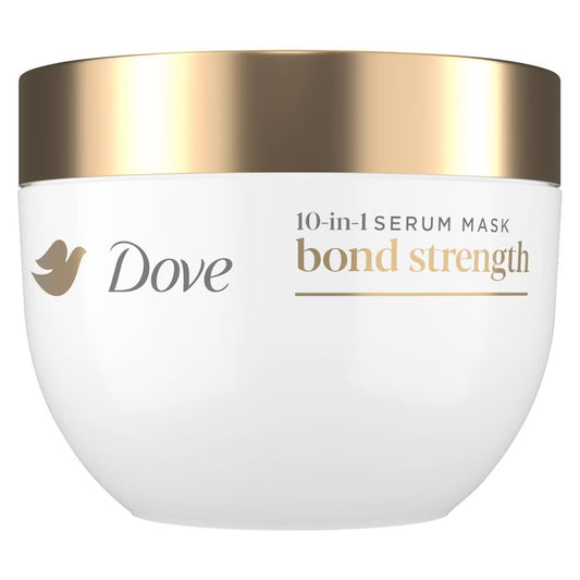 Dove 10-in-1 Serum Mask Bond Strength – Mascarilla Capilar Reparadora 10 Beneficios en 1 (300 ml)