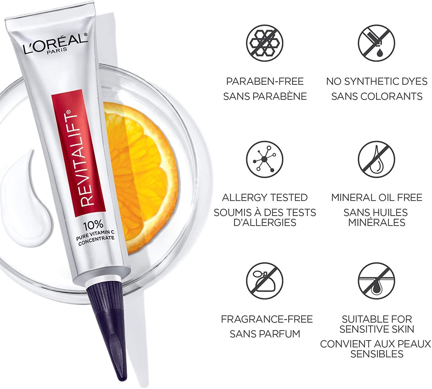 L’Oréal Paris Revitalift Derm Intensives – Concentrado de Vitamina C 10 % Pura (30 ml)