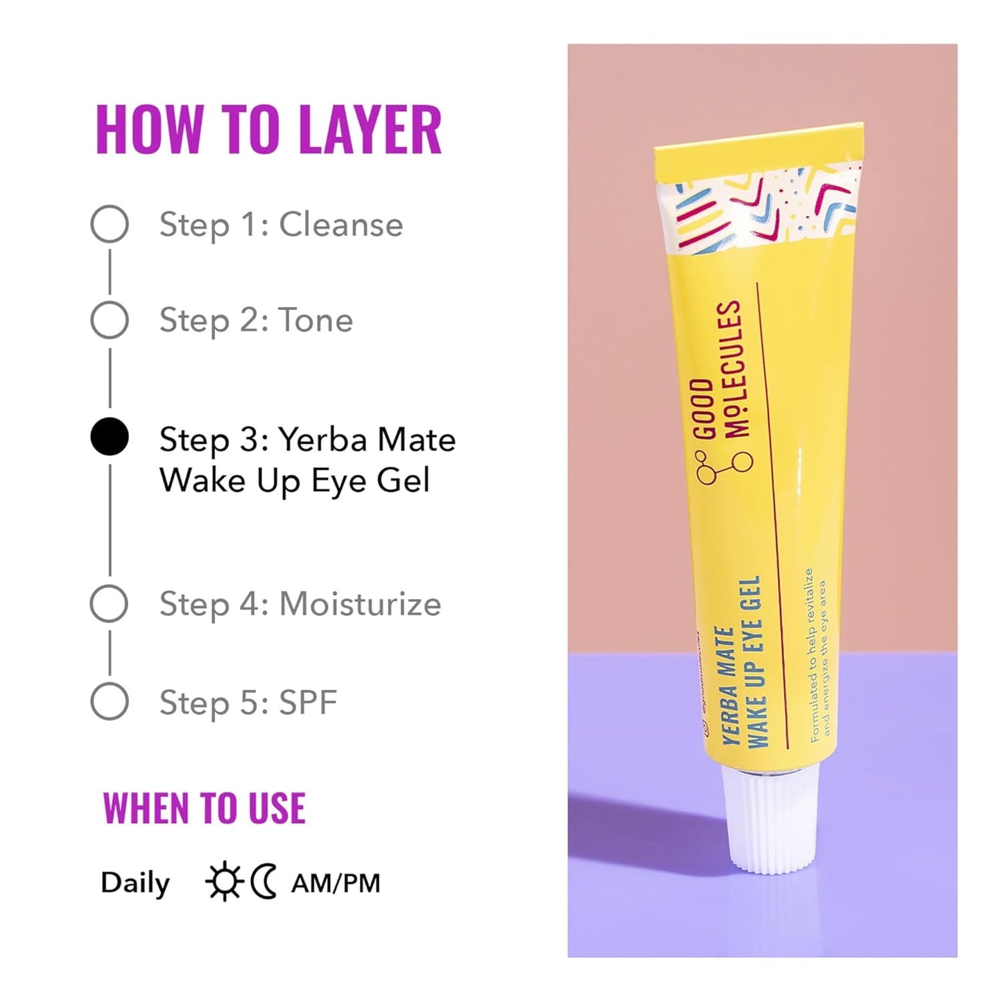 Good Molecules Yerba Mate Wake Up Eye Gel – 15 ml