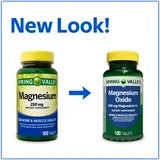 Spring Valley Magnesium 250 mg – 100 tabletas