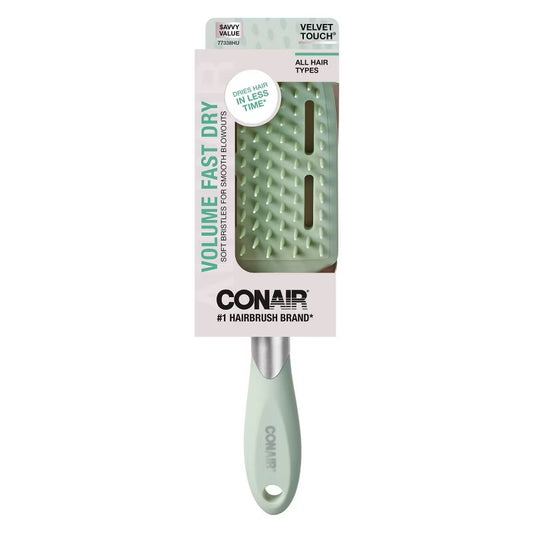 Conair Velvet Touch Paddle Brush – Cepillo Secado Rápido