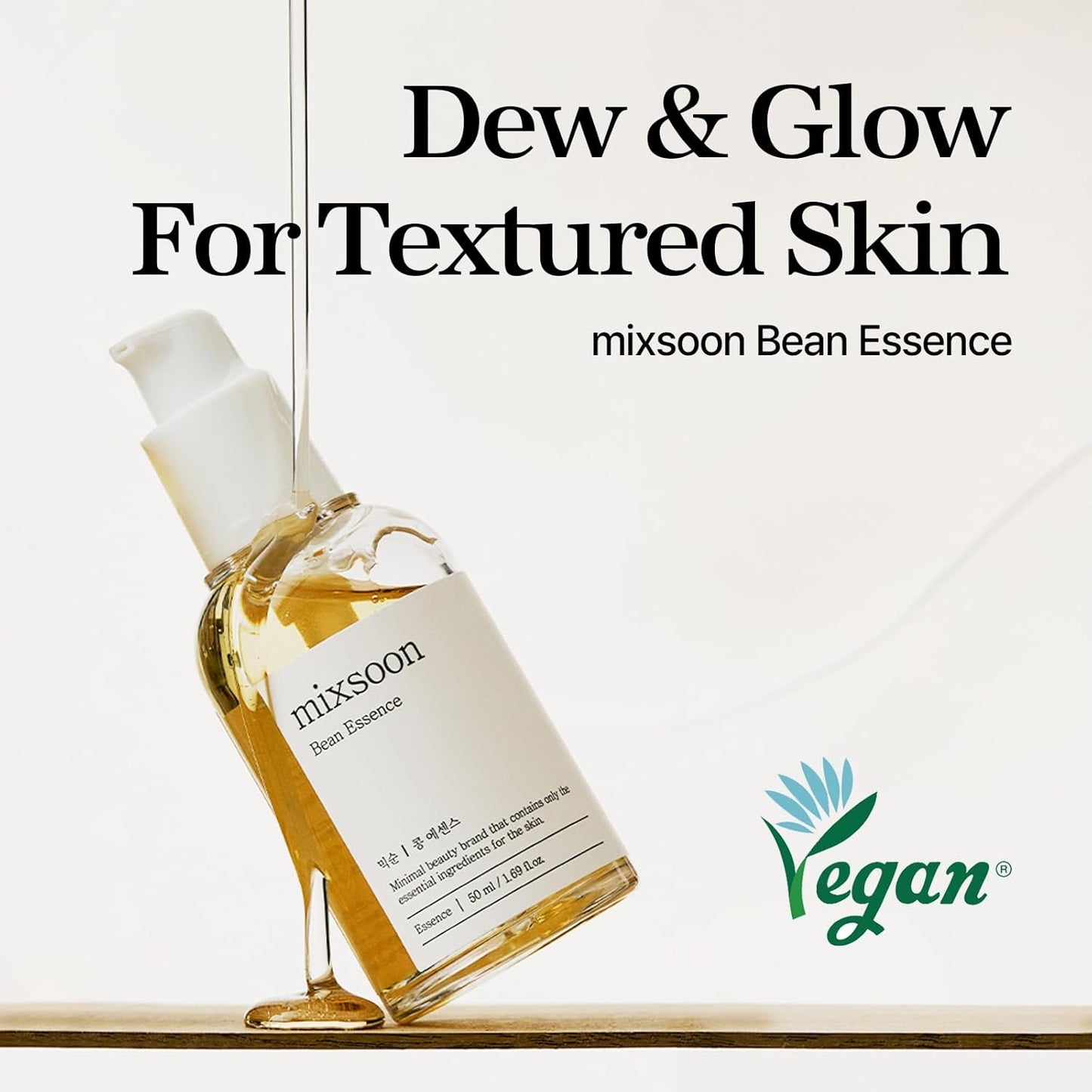 Mixsoon Bean Essence – Esencia Facial Hidratante Vegana Coreana 50 ml