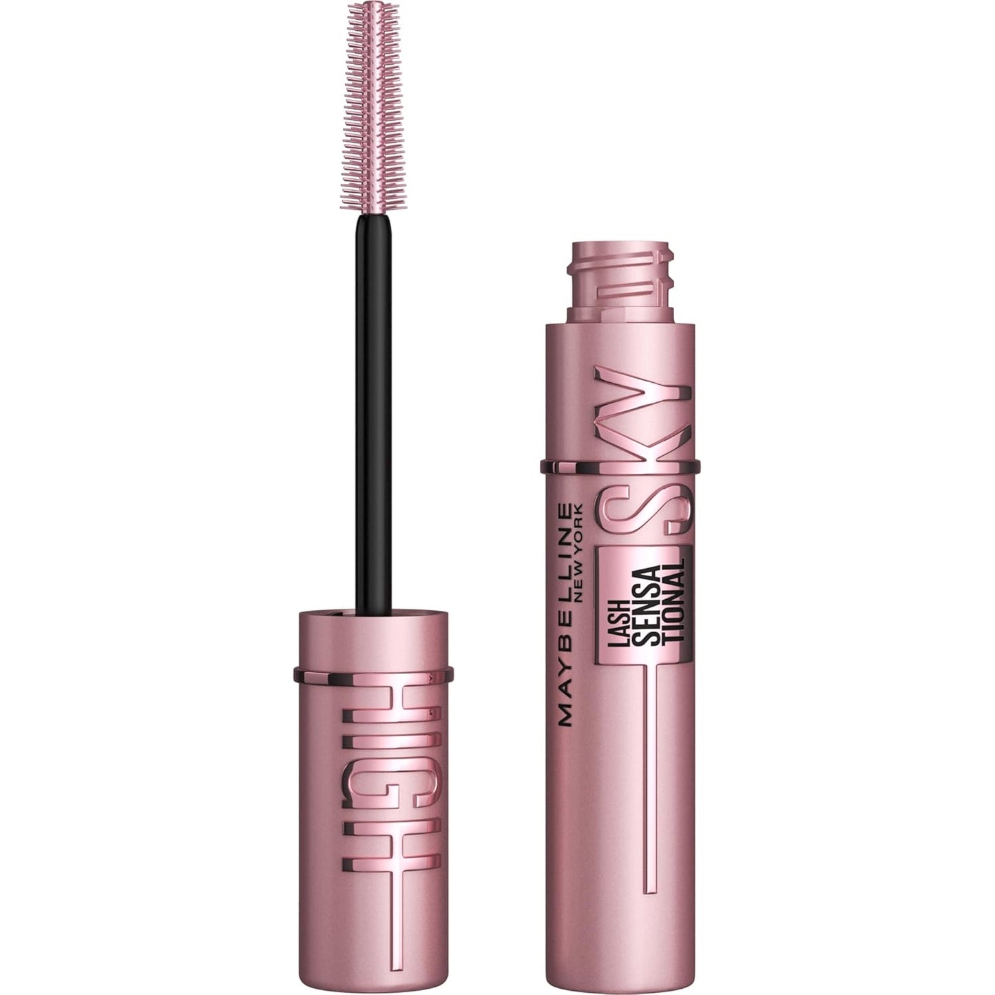 Maybelline Lash Sensational Sky High Mascara – Máscara de Pestañas Volumen y Longitud Extrema (Very Black)