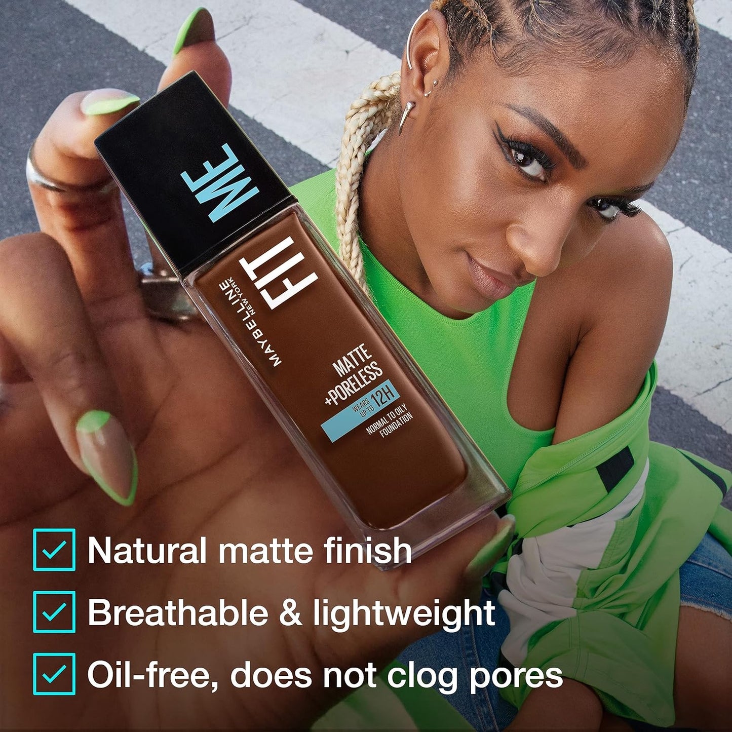 Maybelline Fit Me Base de Maquillaje Matte + Poreless – 30 ml