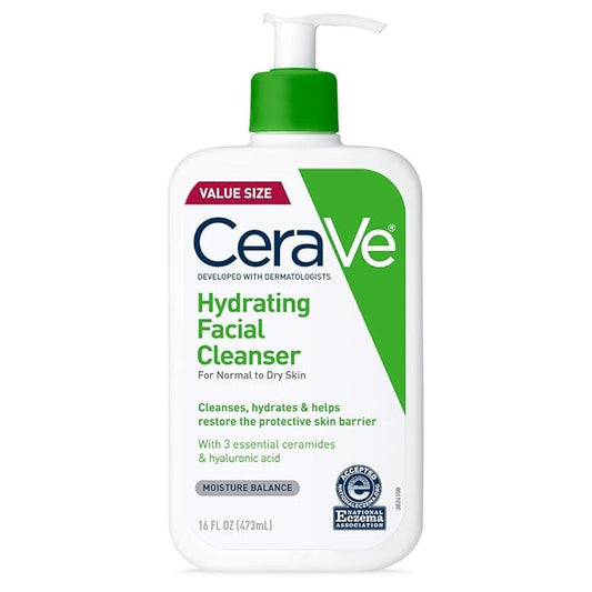 CeraVe Hydrating Facial Cleanser – Limpiador Facial Hidratante 473 ml