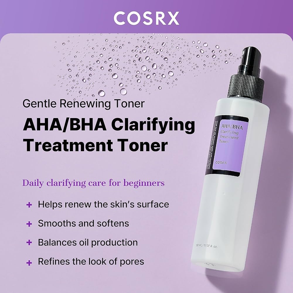 COSRX AHA/BHA Clarifying Treatment Toner – Tónico Exfoliante y Purificante 150 ml
