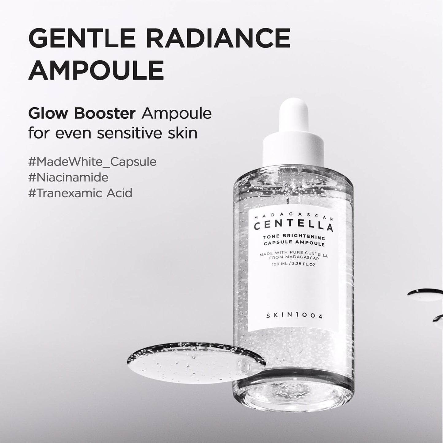 SKIN1004 Madagascar Centella Ampolla Iluminadora – Suero Facial con Péptidos 30 ml