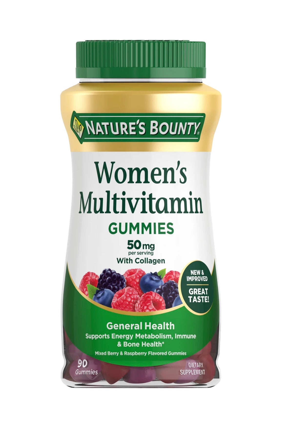 Nature’s Bounty Women’s Multivitamin Gummies con Colágeno – 90 gomitas