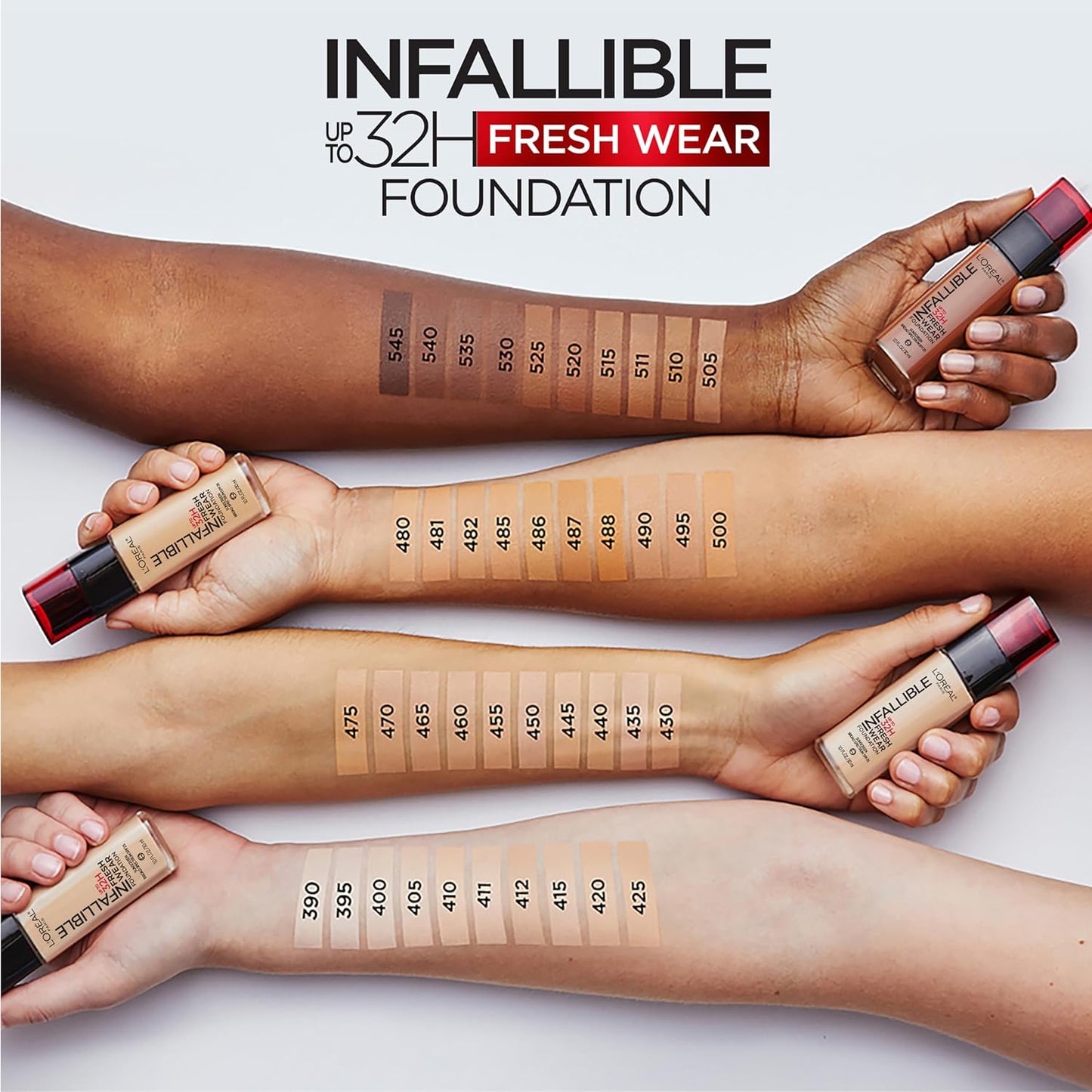 L'Oréal Infallible 24H Fresh Wear Base de Maquillaje –