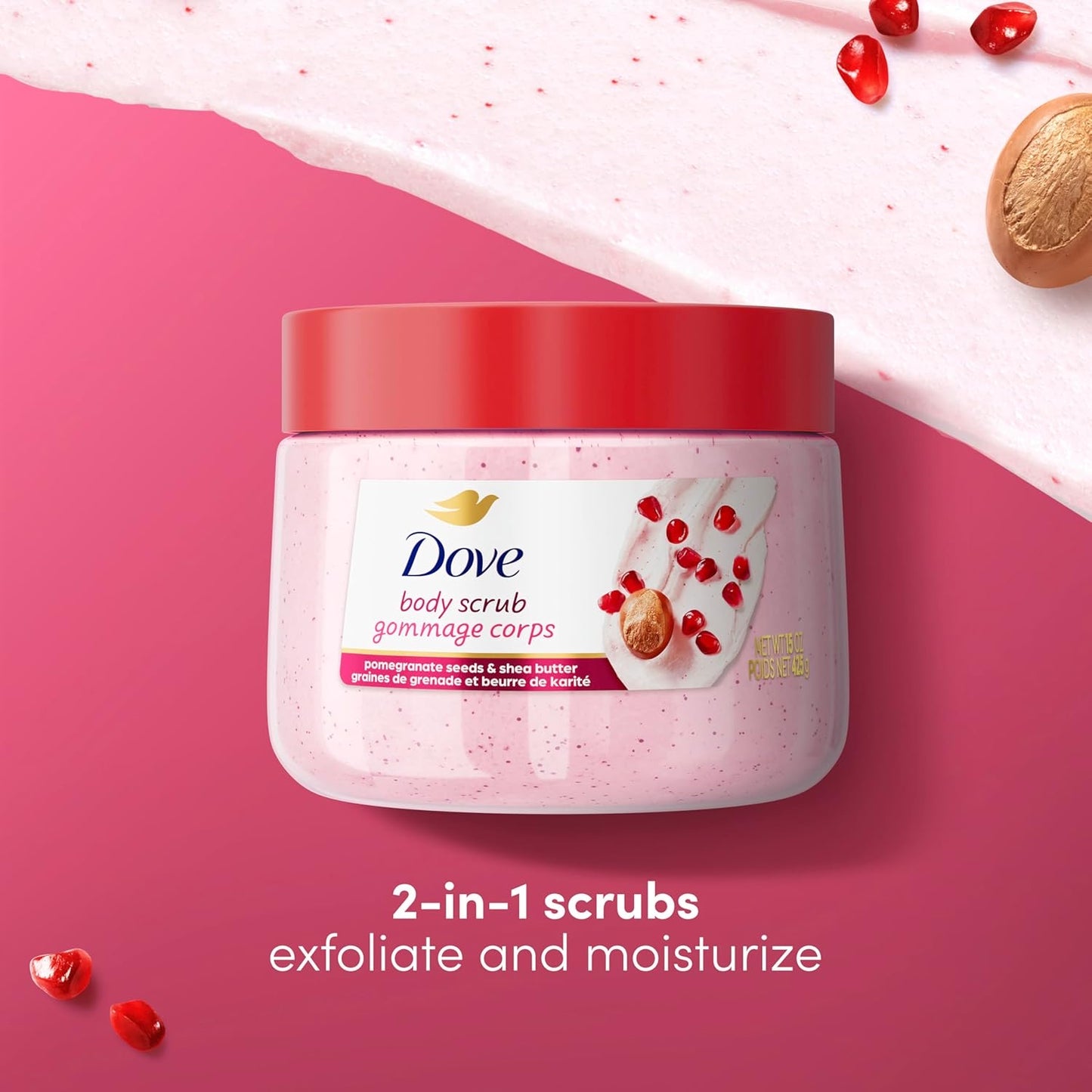 Dove Body Scrub – Exfoliante Corporal  425g