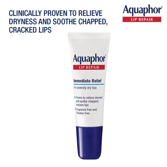 Aquaphor Lip Repair – Bálsamo Reparador de Labios Secos (10 ml / 0.35 oz)
