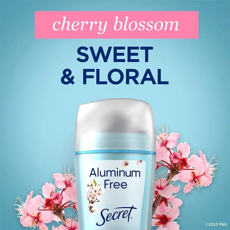 Secret Desodorante sin Aluminio – Cherry Blossom