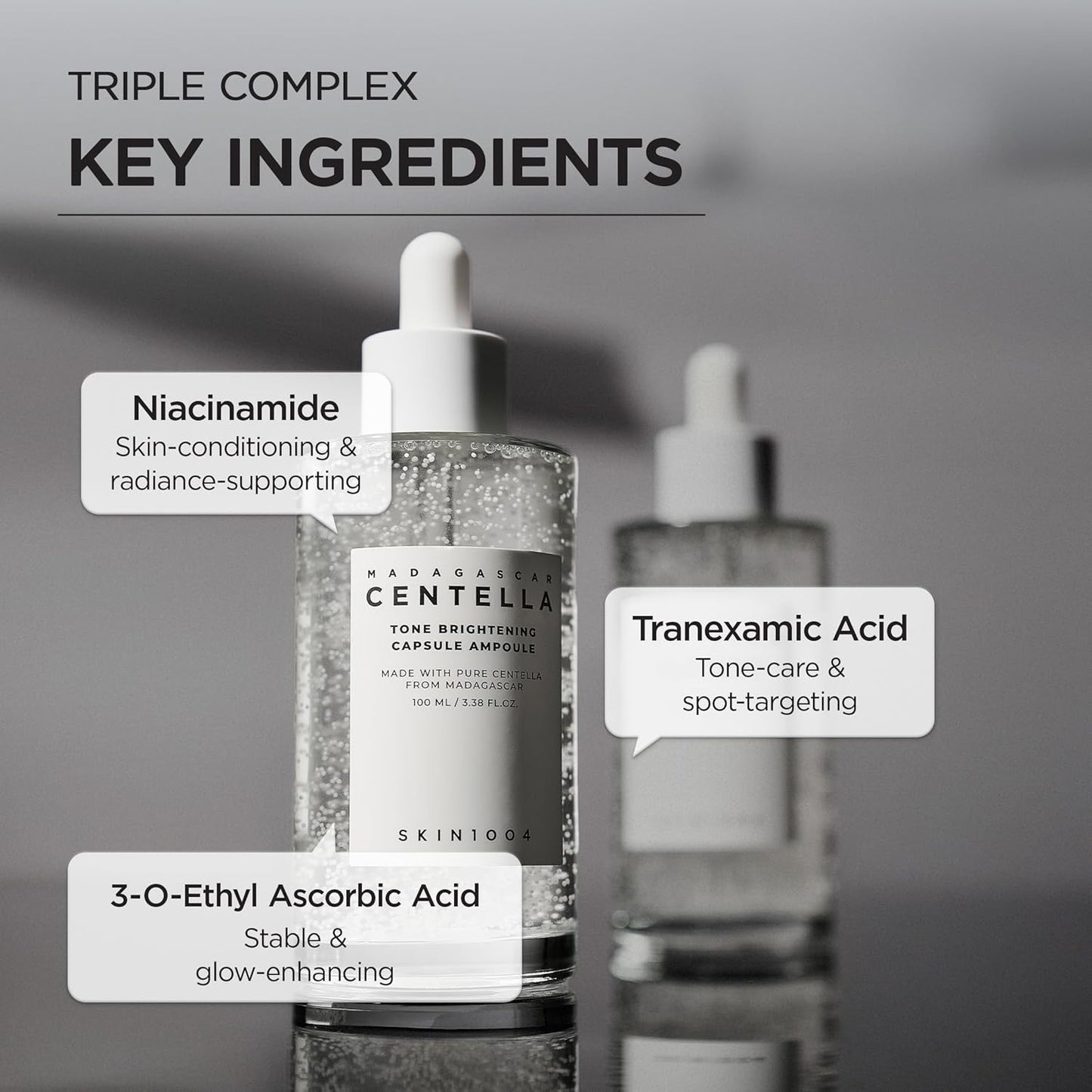 SKIN1004 Madagascar Centella Ampolla Iluminadora – Suero Facial con Péptidos 30 ml