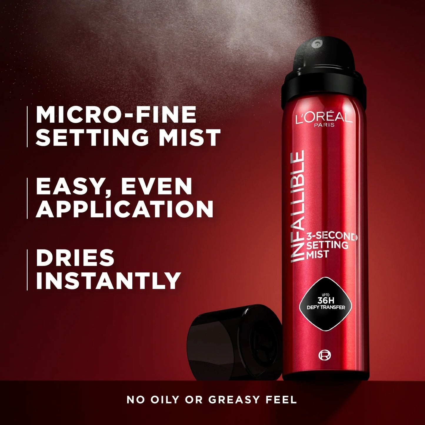 L’Oréal Infallible Fijador de Maquillaje 3-Second Setting Mist – 60g